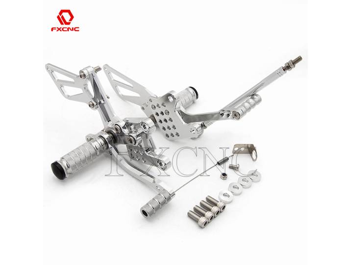 Ensemble de commandes assujettis ées CNC, repose-pieds à pédale, repose-pieds, Suzuki SV650, SV1000, SV 650, 1000 S, SV650S 1998-2014, GSPoly 650, 750, 1996-2005