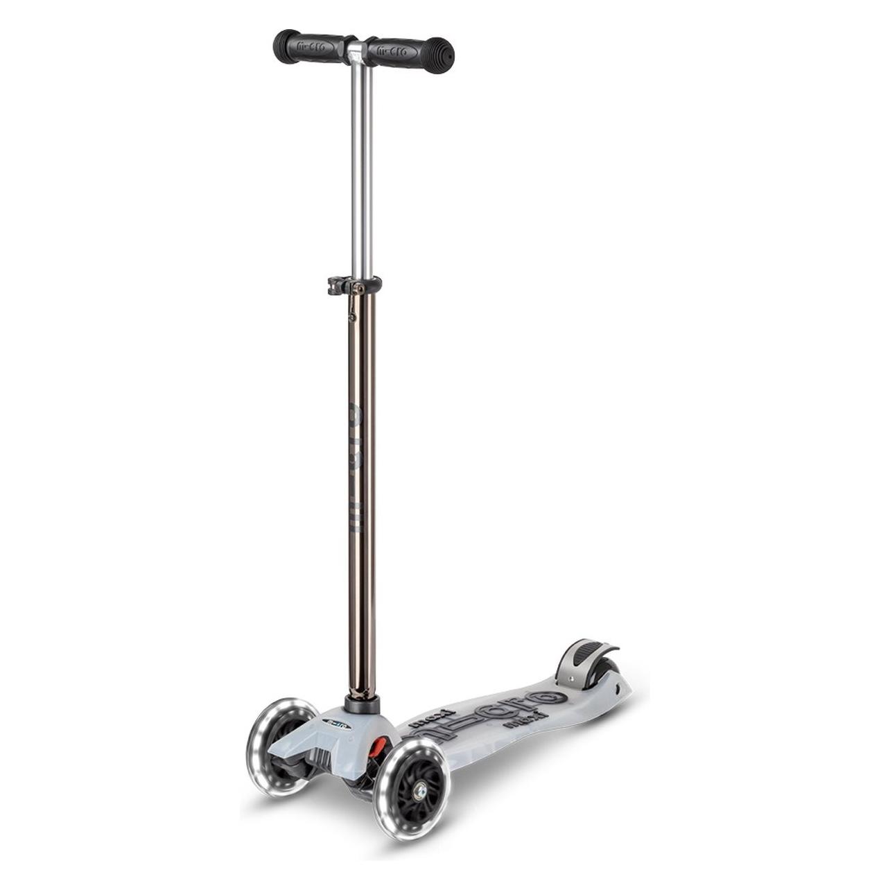 Micro Stuntscooter Deluxe Flux LED Neochrome Black (MMD209)