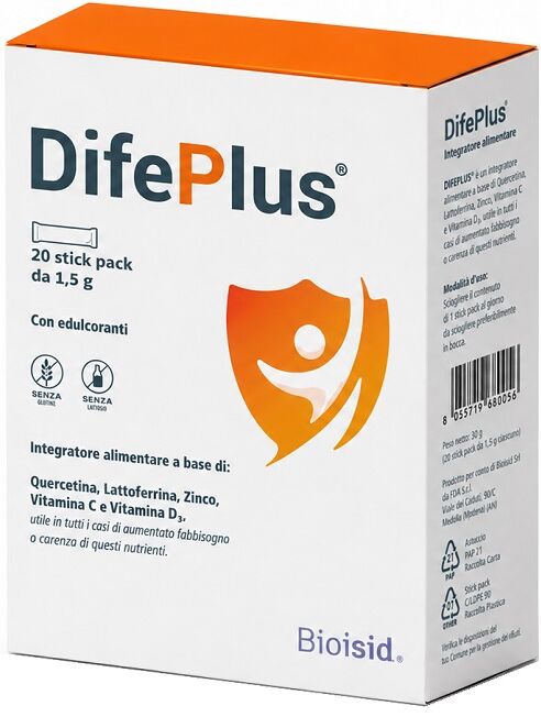BIOISID Srl Difeplus, 20 Stick Pack
