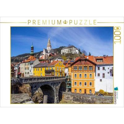 CALVENDO Puzzle Die Bahnhofsbrücke in der Altstadt | 1000 Teile Lege-Größe 64 × 48 cm Foto-Puzzle für glückliche Stunden, von , Calvendo Puzzle