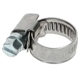 Schlauchschelle Edelstahl W4, Bandbreite 9mm, Spannbereich 10 - 16 mm (3/8")