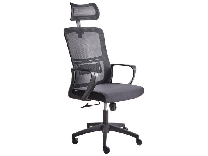 Beliani Bürostuhl Schwarz Monarch, 46x110x62 cm, Büromöbel, Bürostühle, Drehstühle