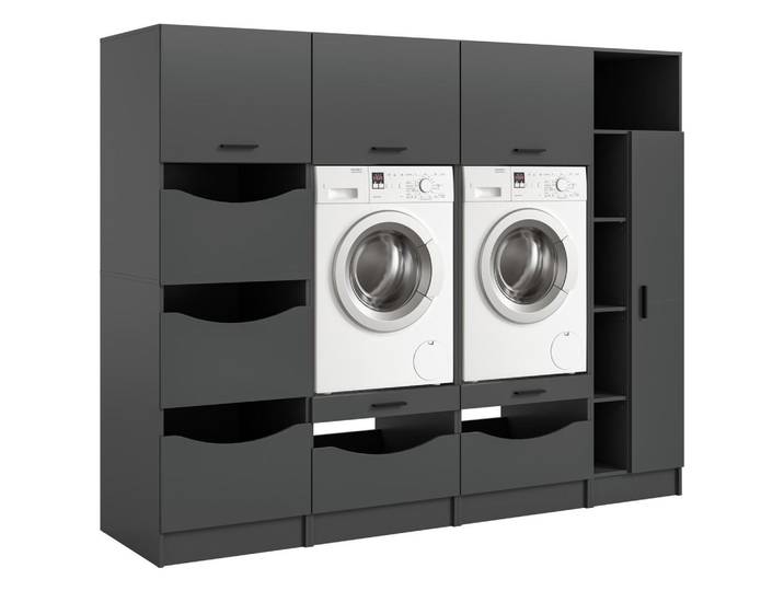 HAUSWIRTSCHAFTSRAUM Free Anthrazit B: 242cm
