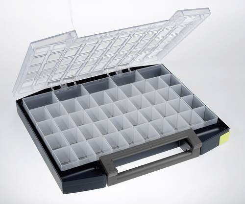 Sortimentskoffer boxxser B421xT361xH55mm 45 Fächer m.Profilraster RAACO