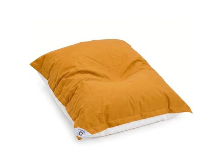 Riesen Sitzsack Outdoor XXL 180x140cm Schwimmend Pool Wetterfest - Garten Sitzsack Wasserdicht mit Bezug abnehmbar - 450L EPS Perlen Füllung - Honiggelb - Deco Arts