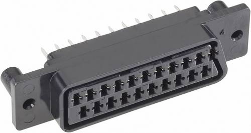 TRU Components 1578891 Scart-Steckverbinder Buchse, Einbau vertikal Schwarz