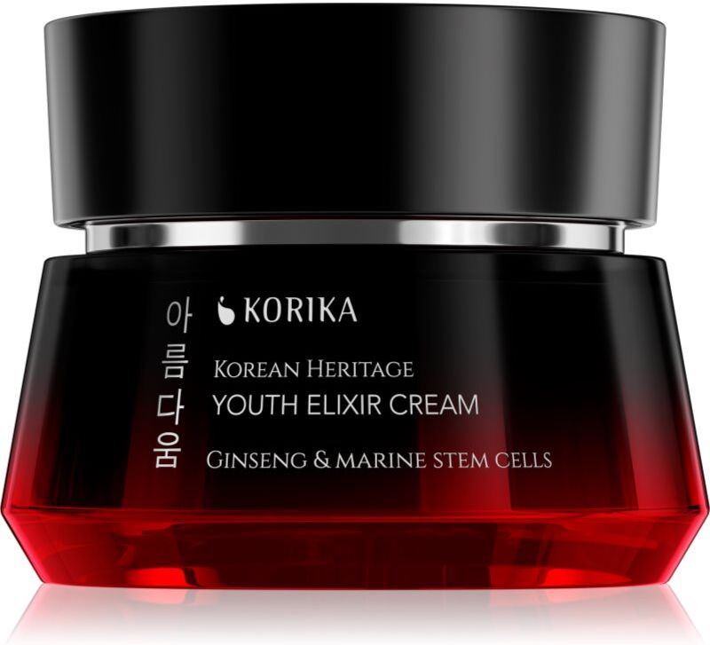 KORIKA Korean Heritage Ginseng & Marine Stem Cells Youth Elixir Cream nährende Antioxidanscreme zur Verjüngung der Haut 50 ml