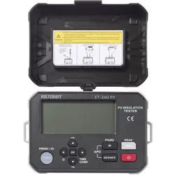 Voltcraft, Multimeter, ET-240 PV Isolationsmessgerät 125 V, 250 V, 500 V, 1000 V 4000 MΩ