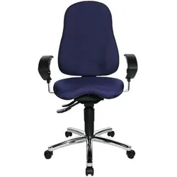 Topstar, Bürostuhl, Fitness-Drehstuhl Sitness10 Permanentkontakt blau (42 - 55 cm)