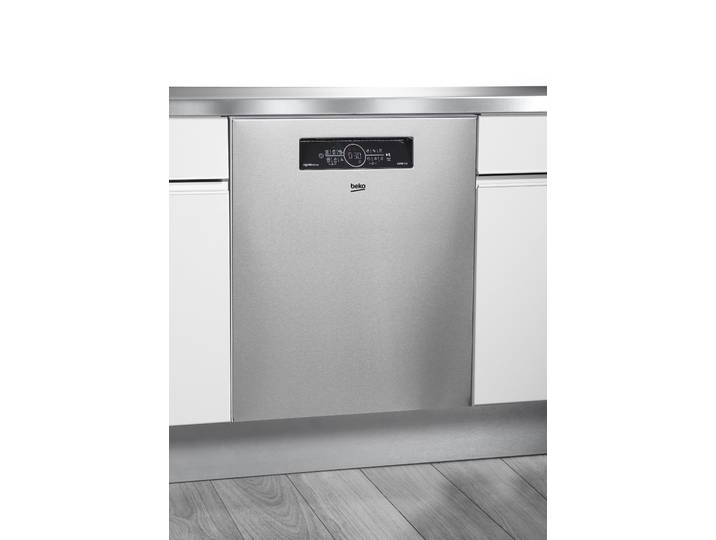 BEKO Unterbaugeschirrspüler BDDN36462XP , Energieeffizienz: A, silber (edelstahl), B:59,8cm H:81,8cm T:57cm, Geschirrspüler, Sehr geräuscharm mit einer Lautstärke von bis zu 38 dB, Unterbaugeschirrspüler