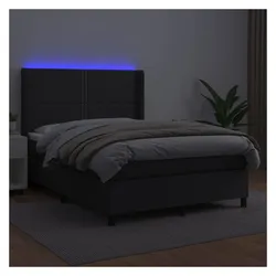 vidaXL, Boxspringbett, Parenas (Flach mit Nägeln) (140 x 190 cm)