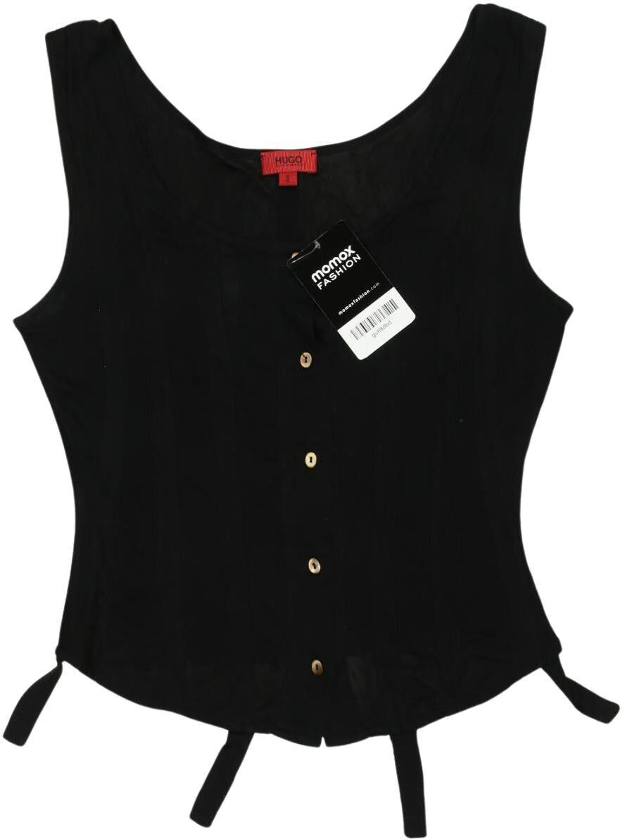 Hugo by Hugo Boss Damen Bluse, Schwarz, Gr. S, Seide - Second Hand
