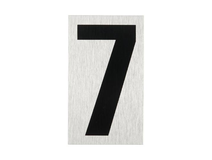 Schild Ziffer 7 10 × 6 cm