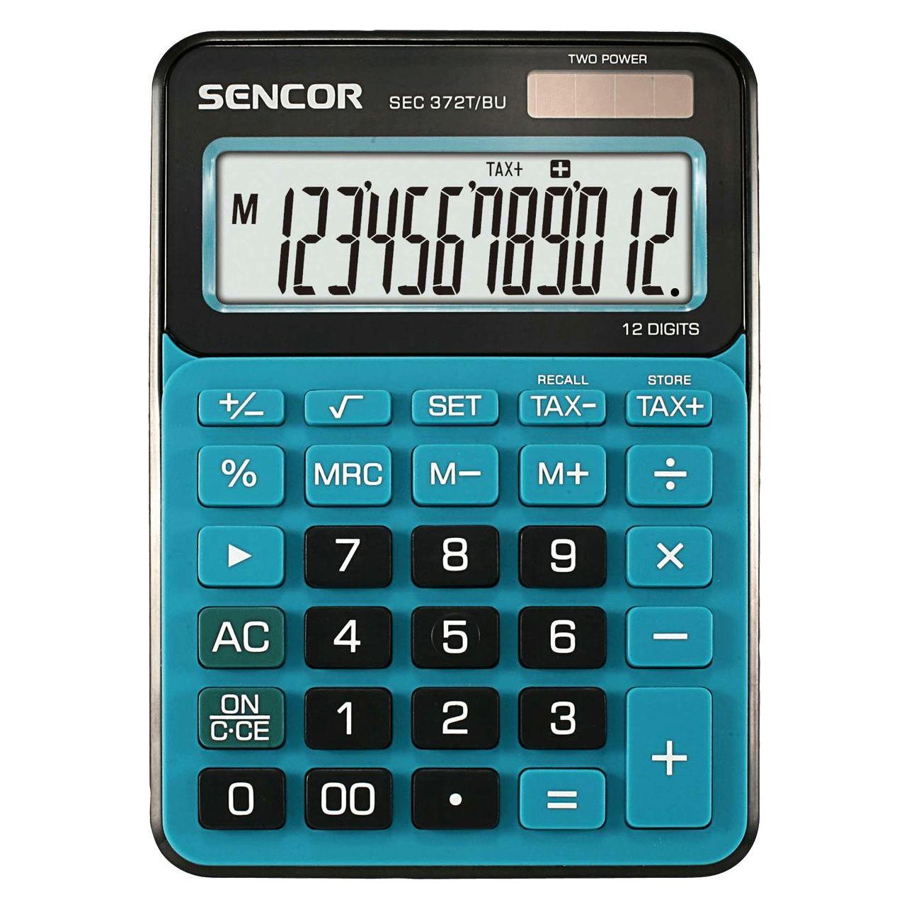 Sencor SEC 372T calculator (SEC 372T (Batteriebetrieb) (SEC 372T/BU)