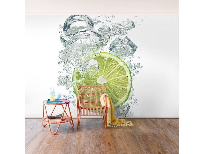 Papier peint Lime Bubbles 480 x 320cm 480 x 320 cm