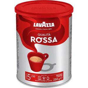 Lavazza Kaffee Qualita Rossa, gemahlener Kaffee, Arabica & Robusta, 250 g