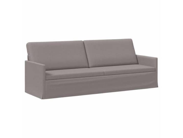 vidaXL 3-Sitzer Sofa Taupe 220 x 81 x 82 cm Stoff