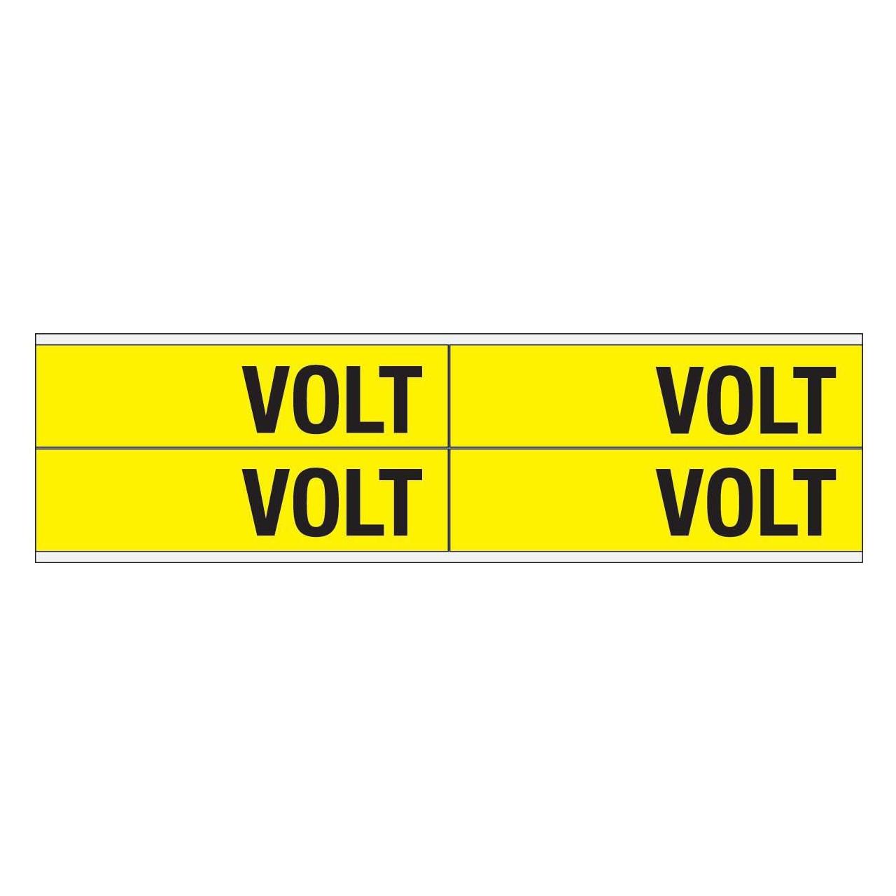 Brady Kennzeichnungen für Leitungen und Stromspannung, Volt (VOLTAGE MARKERS CV VOLT B)