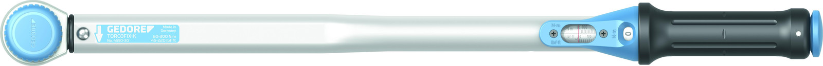Gedore momentsleutel TORCOFIX 1/2" 40-200 Nm artikelnummer 4550-20