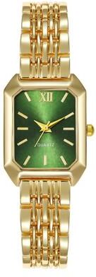Fusion Finds Elegant Gold Women's Watch Minimalist Quartz Ladies Wristwatch For Everyday Style d