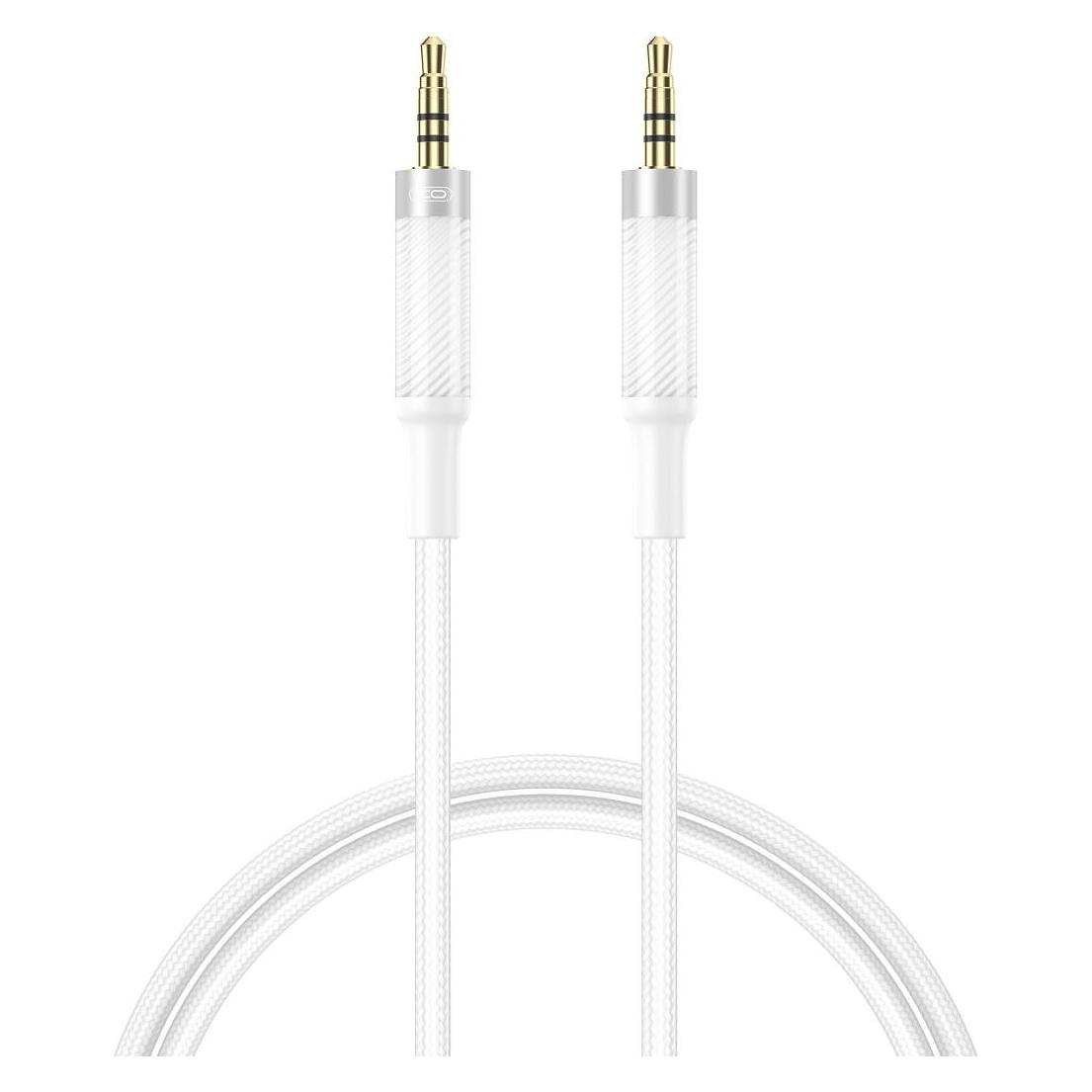 xO Kabel Audio NB-R279C Klinke 3,5mm - Klinke 3,5mm 1,0m weiss (1 m, AUX Kabel) (52269704)