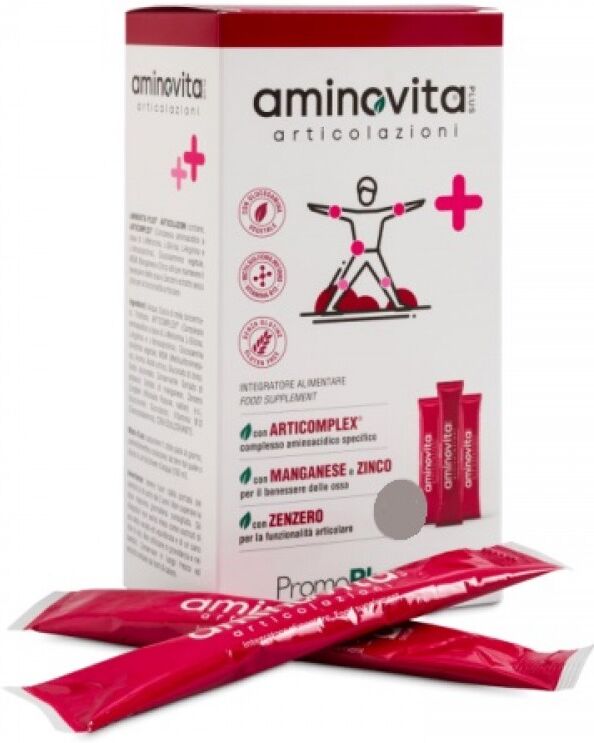PROMOPHARMA SpA Aminovita Plus - Articolazioni 60 Stick da 15ml - Integratore per la Salute delle Articolazioni
