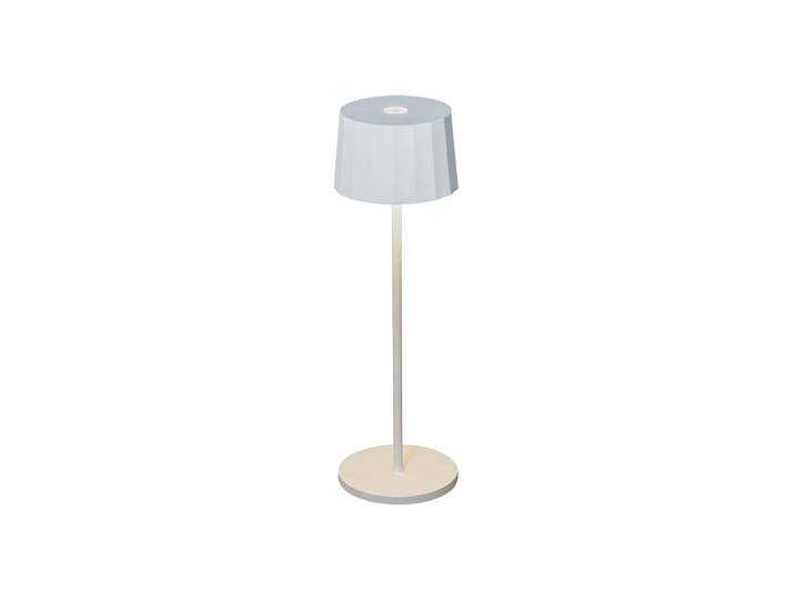 Konstsmide Lampe de table à accu Positano blanc couleur de lumière réglable Intérieur/Extérieur 7813-250