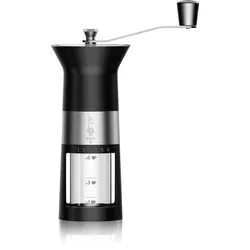 BIALETTI Kaffeemühle Edelstahlmahlwerk schwarz