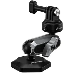 Leofoto LAC-01 Magnethalterung, Action Cam Zubehör, Silber, Schwarz