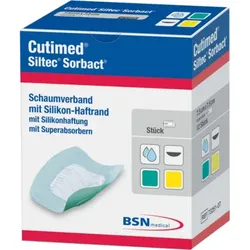 CUTIMED Siltec Sorbact B Sacrum PU-Verb.23x23cm 6 St
