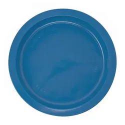 MONOUSO - Plastikteller PS Wiederverwendbar Flach Dunkelblau Ø16,5cm (450 Stück)
