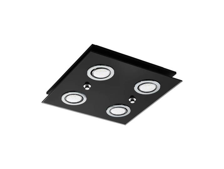 Eglo 33804 GRATTINO LED Wand-/Deckenleuchte 4x2,8W 290x290mm Schwarz