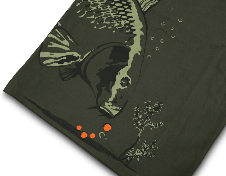 T-shirt Delphin Catch me CARP NX XXXL Gray, Beige, Brown XXXL