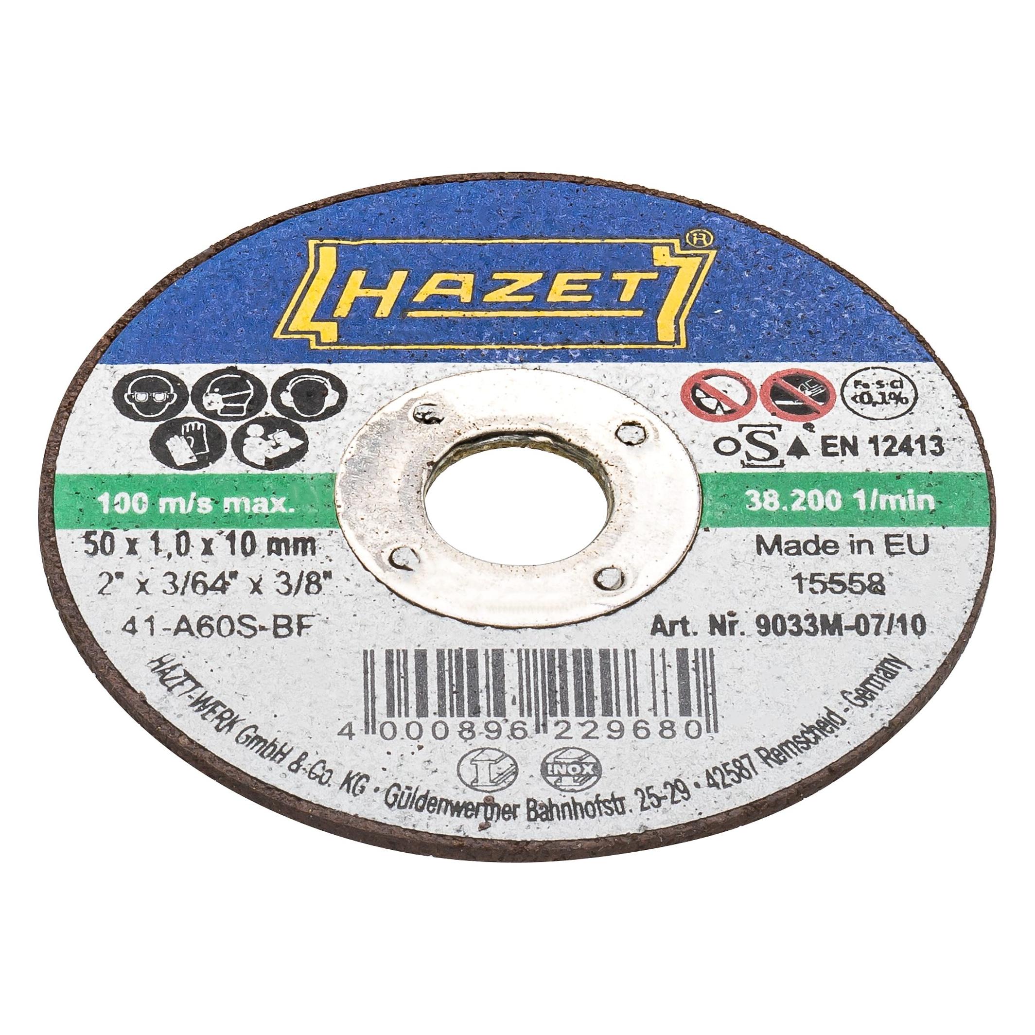 Hazet Trennscheiben ⌀ 50 mm 9033M-07/10 Anzahl Werkzeuge: 10 (9033M-07/10)