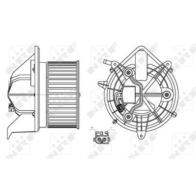 NRF Innenraumgebläse 34157 für MINI
