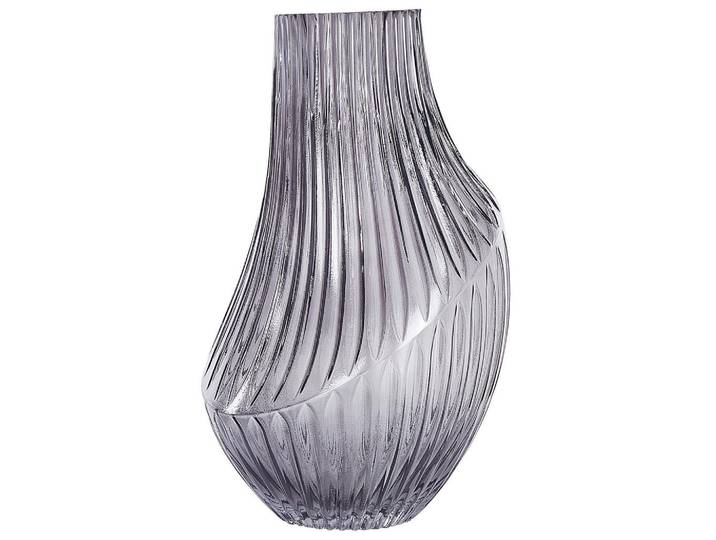 Beliani Blumenvase Glas grau Myrsina, Grau, Mode, 36 cm, Dekoration, Vasen, Glasvasen