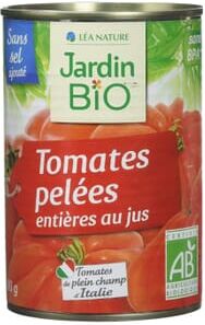 Jardin Bio Tomates Inteiros Pelados Bio 800g