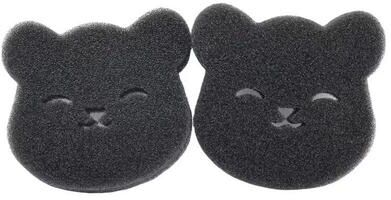 Uplifted Goods Reusable Pet Hair Remover Laundry Sponge Set black 2pcs