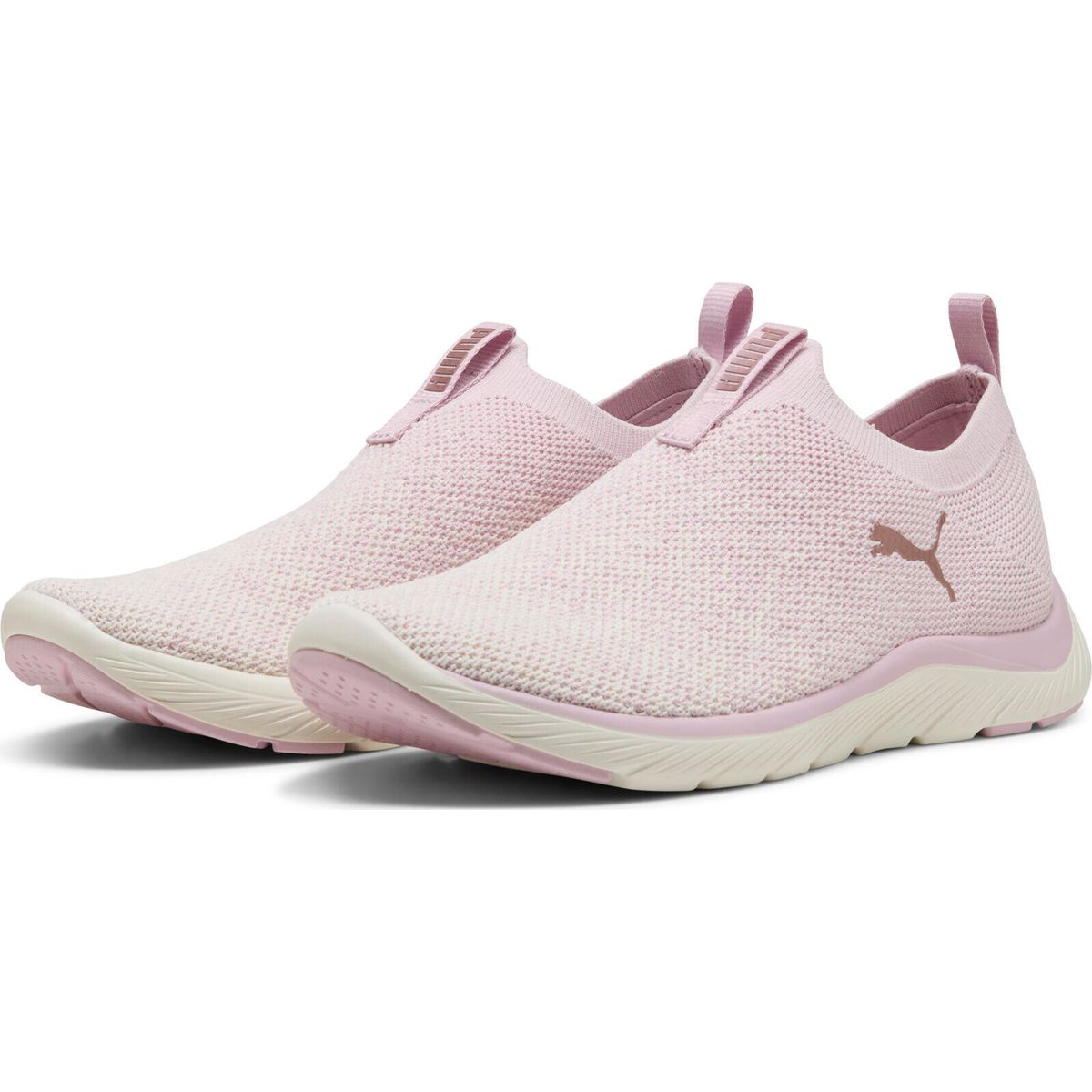 Puma Softride Remi Slip-on Knit Wns rose mauve-warm white-rose gold (10) 8.5 309834-10-8.5
