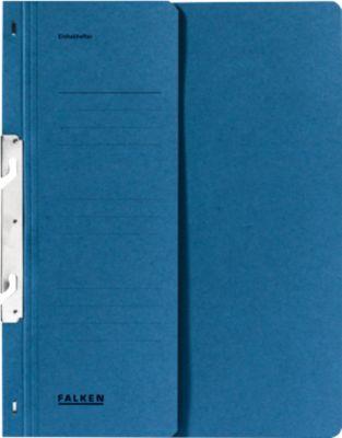 FALKEN Einhakhefter, DIN A4, halber Deckel, 1 Stück, blau
