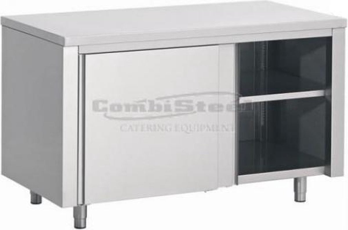 Combisteel Werktafel met Schuifdeuren 1800