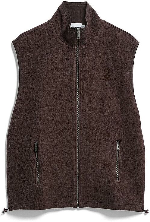 ARMEDANGELS Damen Fleeceweste braun   L W