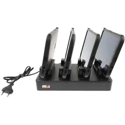 Brodit 216080 - Freistehend - Kunststoff - Schwarz - Kontakt - 110 - 240 V - 0.8 A, Tablet Halterung, Schwarz