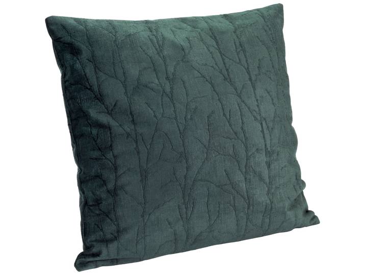 Zierkissen Liem - Farbe: dunkelgrün - Material: Polyester - 89