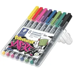 Staedtler Universalstifte-Set »Lumocolor« in 8 Farben M schwarz