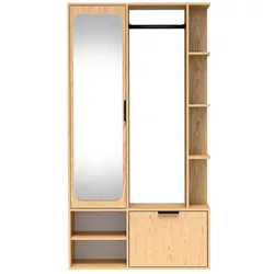 GARDEROBENSCHRANK MORBIDO 100/189/33 Modern Garderobenschrank Eichefarben