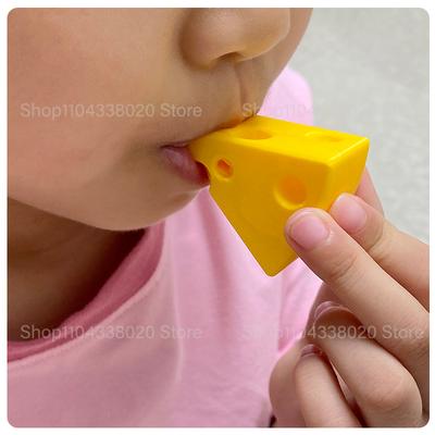 Friendly Fresh Finds Emmental Cheese Shaped Whistle With Lanyard Fun, Durable Yellow Plastic Whistle For Sports, School Games, & Dog Training Emmental Cheese Shaped Whistle With Lanyard Fun, Durable Yellow Plastic Whistle For Sports, School Games, & Dog T