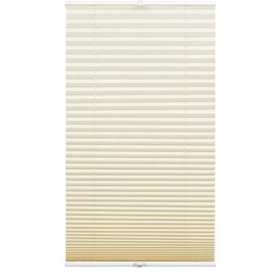 Plissee GARDINIA "Concept Tageslicht, mit Bohren, blickdicht, Farbverlauf", beige, B:70cm H:130cm, Obermaterial: 100% Polyester, Plissees, in der Breite kürzbar