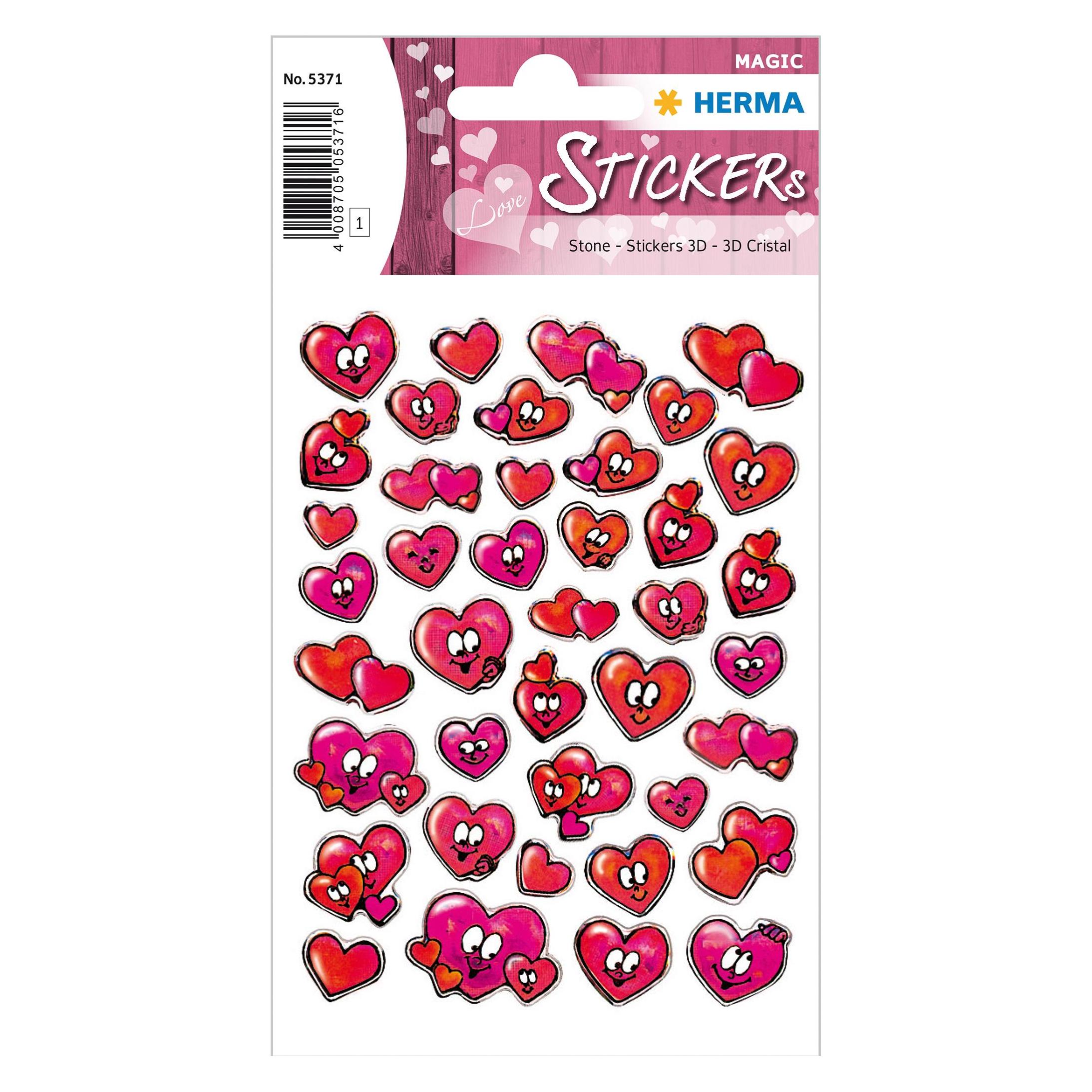 Magni Sticker MAGIC Herzaugen Stone (40 Sticker) (5371)