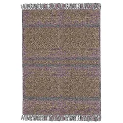 Teppich Hiruni aus Wolle, skandinavischer Stil, Braun, 160x230 cm, pflegeleicht